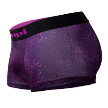 Load image into Gallery viewer, Papi UMPA050 Fashion Microflex Brazilian Trunks Color Purple Pixel Print