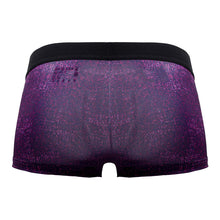 Load image into Gallery viewer, Papi UMPA050 Fashion Microflex Brazilian Trunks Color Purple Pixel Print