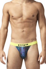 Load image into Gallery viewer, Papi UMPA051 Fashion Microflex Brazilian Jockstrap Color Ocean Multi Print