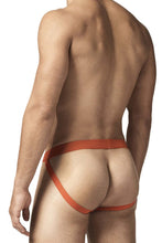 Load image into Gallery viewer, Papi UMPA051 Fashion Microflex Brazilian Jockstrap Color Orange Pixel Print