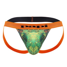 Load image into Gallery viewer, Papi UMPA051 Fashion Microflex Brazilian Jockstrap Color Sunrise Multi Print