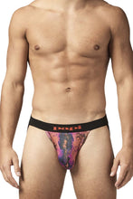 Load image into Gallery viewer, Papi UMPA051 Fashion Microflex Brazilian Jockstrap Color Sunset Multi Print