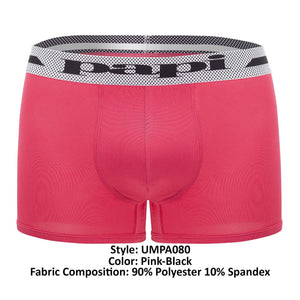 Papi UMPA080 2PK Microflex Brazilian Trunks Color Pink-Black