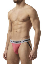 Load image into Gallery viewer, Papi UMPA081 2PK Microflex Jockstrap Color Pink-Black