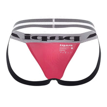 Load image into Gallery viewer, Papi UMPA081 2PK Microflex Jockstrap Color Pink-Black