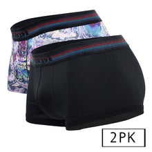 Load image into Gallery viewer, Papi UMPA107 2PK Microflex Performance Trunks Color Blue-Black