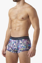 Load image into Gallery viewer, Papi UMPA107 2PK Microflex Performance Trunks Color Blue-Black