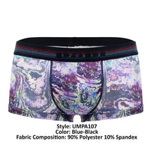 Load image into Gallery viewer, Papi UMPA107 2PK Microflex Performance Trunks Color Blue-Black