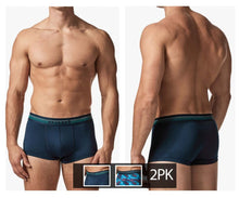 Load image into Gallery viewer, Papi UMPA107 2PK Microflex Performance Trunks Color Blue-Printed