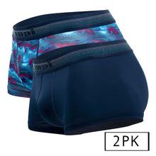 Load image into Gallery viewer, Papi UMPA107 2PK Microflex Performance Trunks Color Blue-Printed