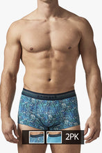 Load image into Gallery viewer, Papi UMPA107 2PK Microflex Performance Trunks Color Teal-Blue