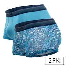 Load image into Gallery viewer, Papi UMPA107 2PK Microflex Performance Trunks Color Teal-Blue