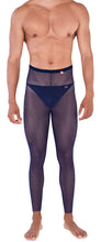 Load image into Gallery viewer, Pikante PIK 0336 Manhood Long Johns Thongs Color Dark Blue