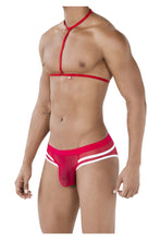 Load image into Gallery viewer, Pikante PIK 0495 Hot Harness Briefs Color Red