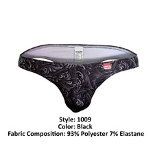 Load image into Gallery viewer, Pikante PIK 1009 Potenza Thongs Color Black