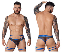 Load image into Gallery viewer, Pikante PIK 1082 Lujueria Garter Thongs Color Blue