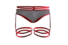 Load image into Gallery viewer, Pikante PIK 1082 Lujueria Garter Thongs Color Red