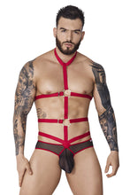 Load image into Gallery viewer, Pikante PIK 1084 Lips Harness Briefs Color Red