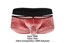 Load image into Gallery viewer, Pikante PIK 1096 Clandestine Velvet Trunks Color Pink