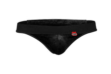 Load image into Gallery viewer, Pikante PIK 1099 Clandestine Velvet Thongs Color Black