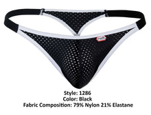 Load image into Gallery viewer, Pikante PIK 1286 Montreaux Thongs Color Black