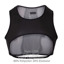 Load image into Gallery viewer, Pikante PIK 1396 Energy Crop Top Color Black