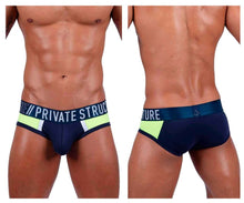 Load image into Gallery viewer, Private Structure BAUT4388 Athlete Mini Briefs Color Navy Ranger