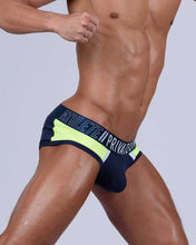 Load image into Gallery viewer, Private Structure BAUT4388 Athlete Mini Briefs Color Navy Ranger