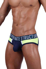 Load image into Gallery viewer, Private Structure BAUT4388 Athlete Mini Briefs Color Navy Ranger