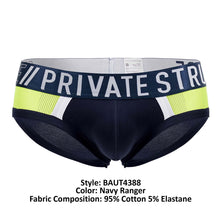 Load image into Gallery viewer, Private Structure BAUT4388 Athlete Mini Briefs Color Navy Ranger