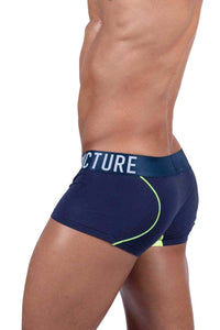 Private Structure BAUT4389 Athlete Trunks Color Navy Ranger