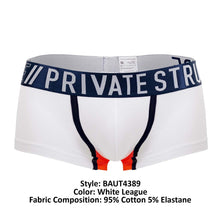 Load image into Gallery viewer, Private Structure BAUT4389 Athlete Trunks Color White League