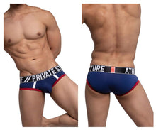 Load image into Gallery viewer, Private Structure BAUX4186 Athlete Mini Briefs Color Navy