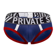 Load image into Gallery viewer, Private Structure BAUX4186 Athlete Mini Briefs Color Navy