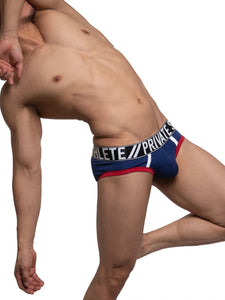 Private Structure BAUX4186 Athlete Mini Briefs Color Navy