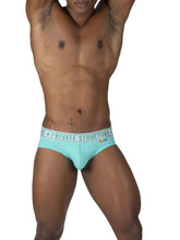 Load image into Gallery viewer, Private Structure EPUT4385 Pride 2PK Mid Waist Mini Briefs Color White-Green