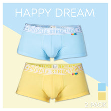 Load image into Gallery viewer, Private Structure EPUT4386 Pride 2PK Mid Waist Trunks Color Yellow-Blue