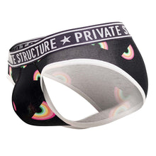 Load image into Gallery viewer, Private Structure EPUX4187 Pride Mini Briefs Color Black Rainbow