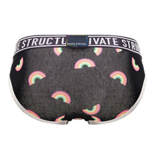 Load image into Gallery viewer, Private Structure EPUX4187 Pride Mini Briefs Color Black Rainbow