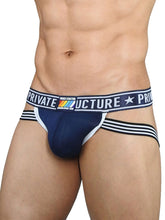 Load image into Gallery viewer, Private Structure EPUY4004 Pride Jockstrap Color Uniform Navy