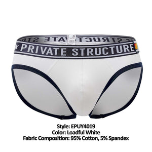 Private Structure EPUY4019 Pride Mini Briefs Color Loadful White