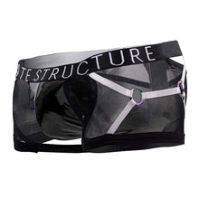Load image into Gallery viewer, Private Structure LCUT4417 Alpha Low Waist Harness Trunks Color Black