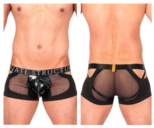 Load image into Gallery viewer, Private Structure LCUT4420 Alpha Low Waist Mesh Back Jockstrap Trunks Color Black