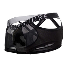 Load image into Gallery viewer, Private Structure LCUT4420 Alpha Low Waist Mesh Back Jockstrap Trunks Color Black