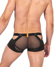 Load image into Gallery viewer, Private Structure LCUT4420 Alpha Low Waist Mesh Back Jockstrap Trunks Color Black