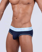 Load image into Gallery viewer, Private Structure MOUX4104 Mo Lite Mid Waist Mini Briefs Color Navy