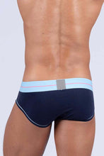 Load image into Gallery viewer, Private Structure MOUX4104 Mo Lite Mid Waist Mini Briefs Color Navy