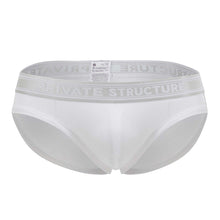 Load image into Gallery viewer, Private Structure PBUT4378 Bamboo Mid Waist Mini Briefs Color Bright White