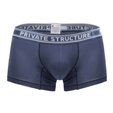 Load image into Gallery viewer, Private Structure PBUT4379 Bamboo Mid Waist Trunks Color Citadel Blue