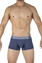Load image into Gallery viewer, Private Structure PBUT4379 Bamboo Mid Waist Trunks Color Citadel Blue